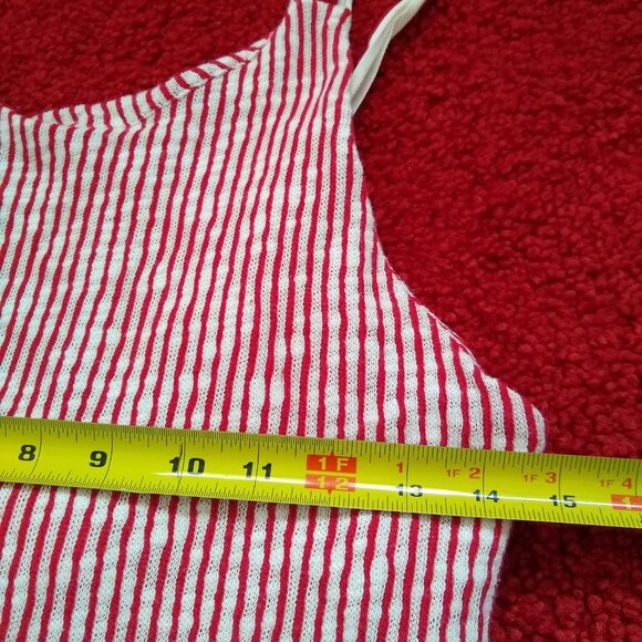 Zara lace up knit stripe maxi dress NWOT - Picture 8 of 13